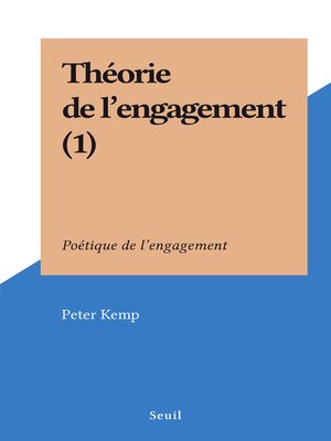 cover image of Théorie de l'engagement (2)